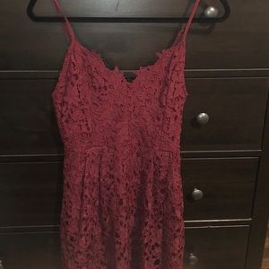 ASTR The Label Lace Midi Dress